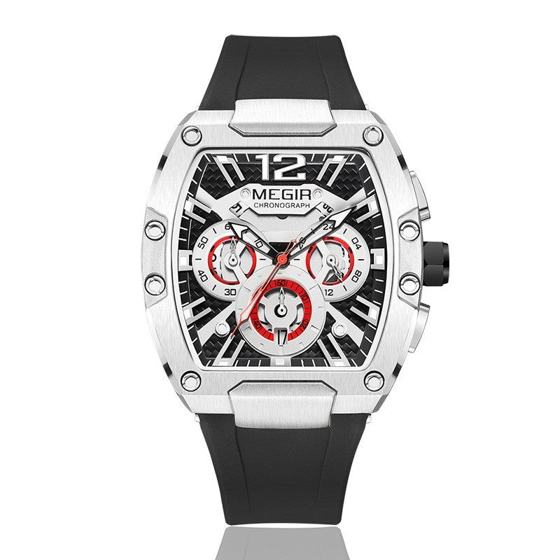 Wine Barrel Megia Multi-function Sports Watch