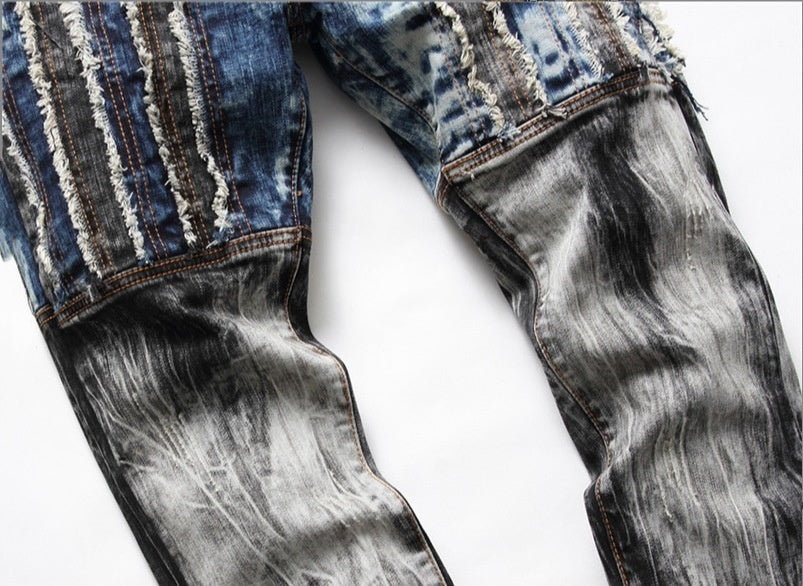 Embroidered Stretch Jeans