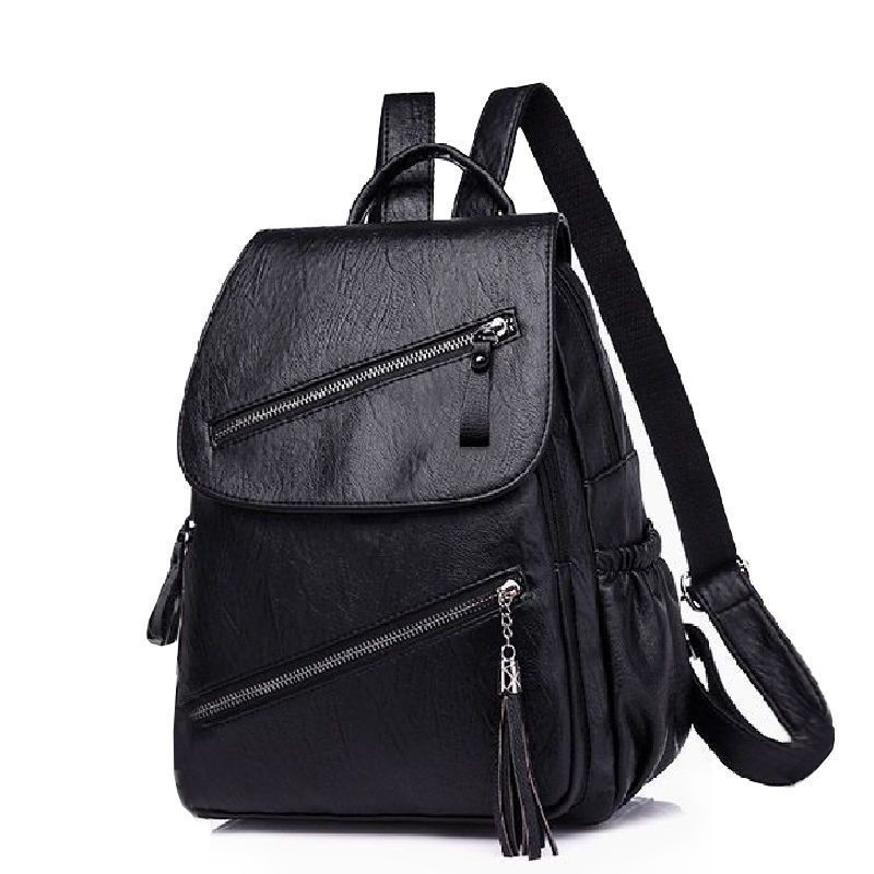 Pu Soft Leather Casual Backpack