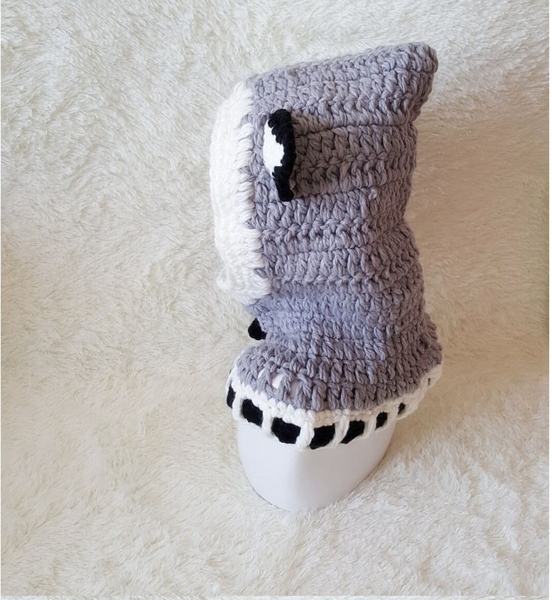 Knitted Earmuffs cape