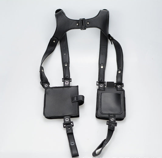 Cowhide Underarm Shoulder Wallet/Mobile Phone