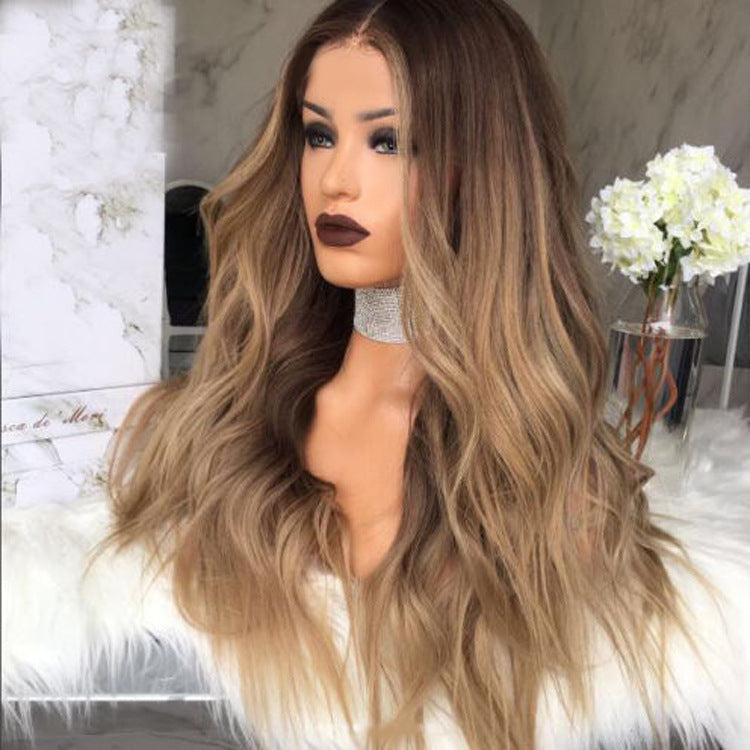 Long Brown Gradual Curly Hair