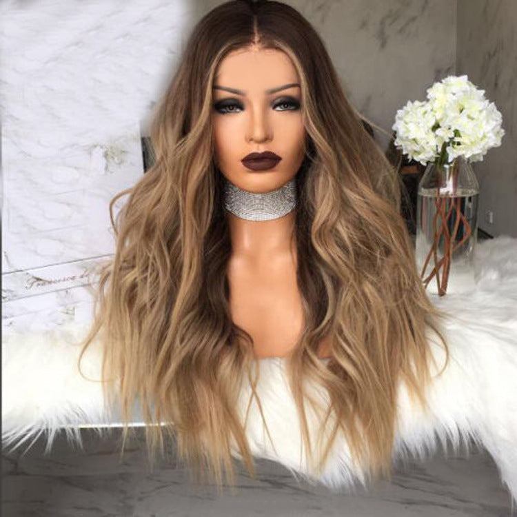 Long Brown Gradual Curly Hair