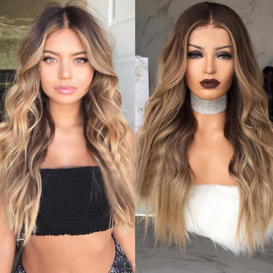 Long Brown Gradual Curly Hair