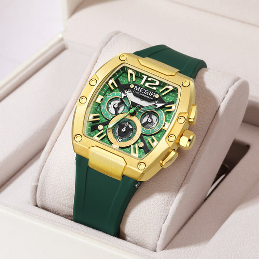 Wine Barrel Megia Multi-function Sports Watch