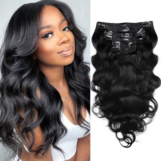 Natural Black Real Hair Extension