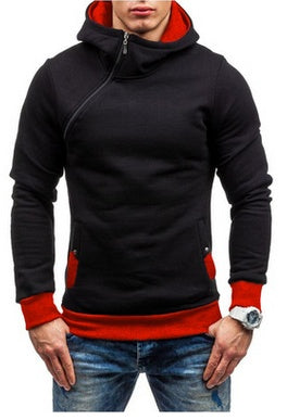 Side Chest Zip Brand Hoodie