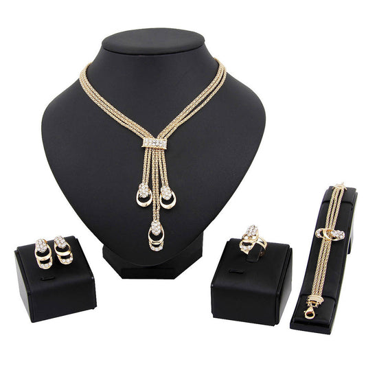 Gold Plated Four Piece Set
