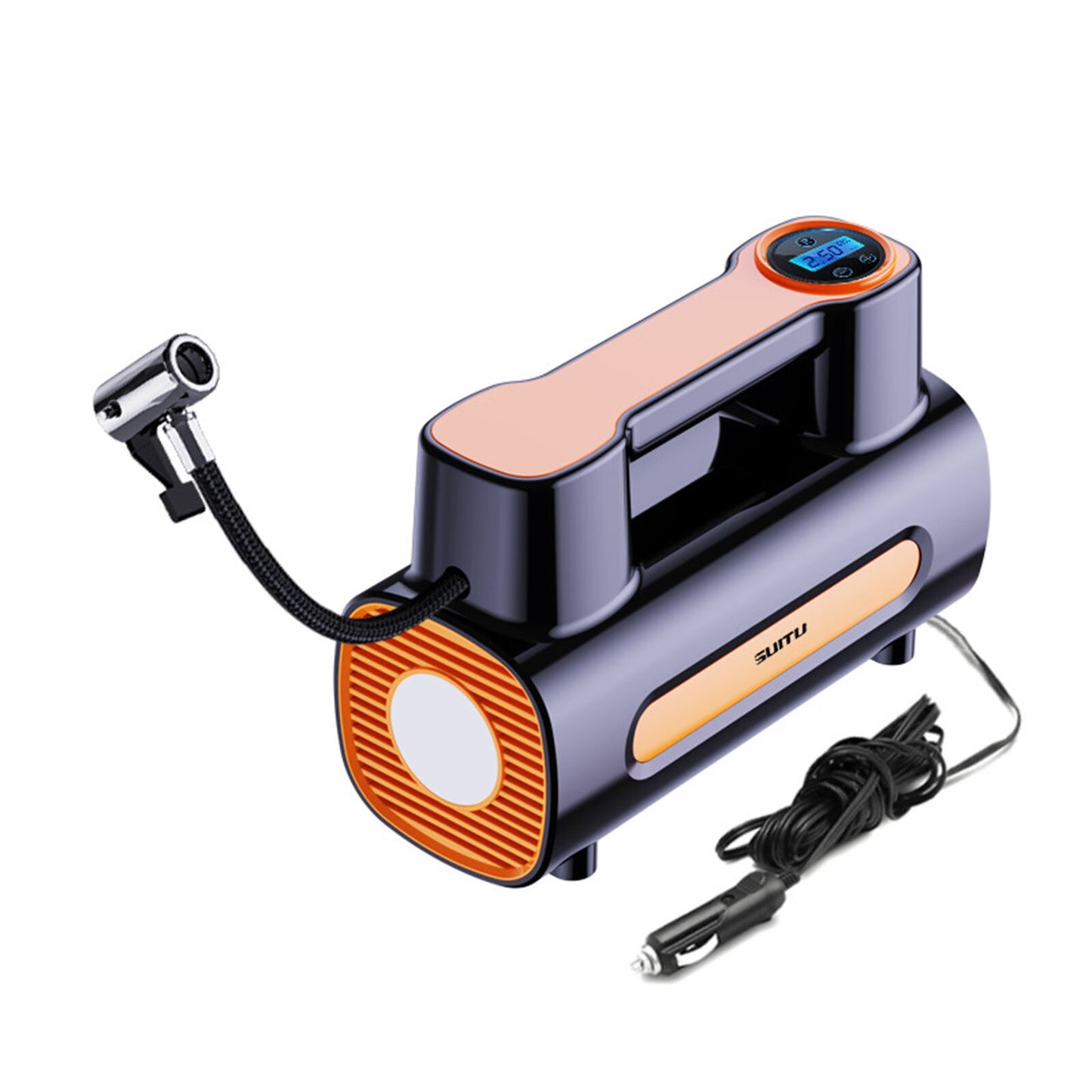 12V DC Portable Tire Inflator Compressor