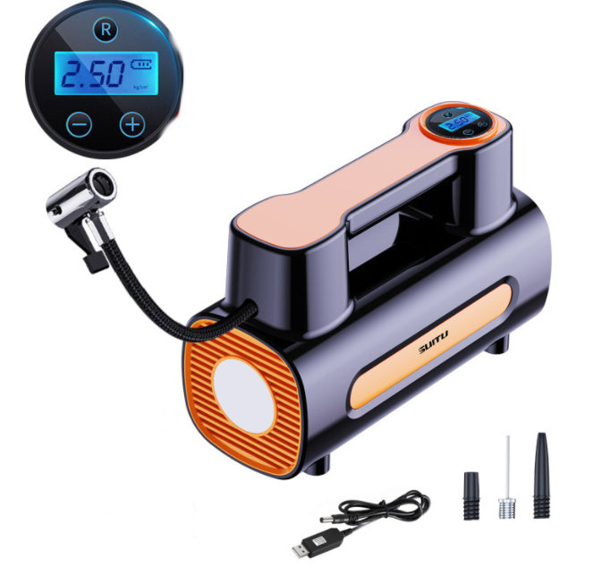 12V DC Portable Tire Inflator Compressor