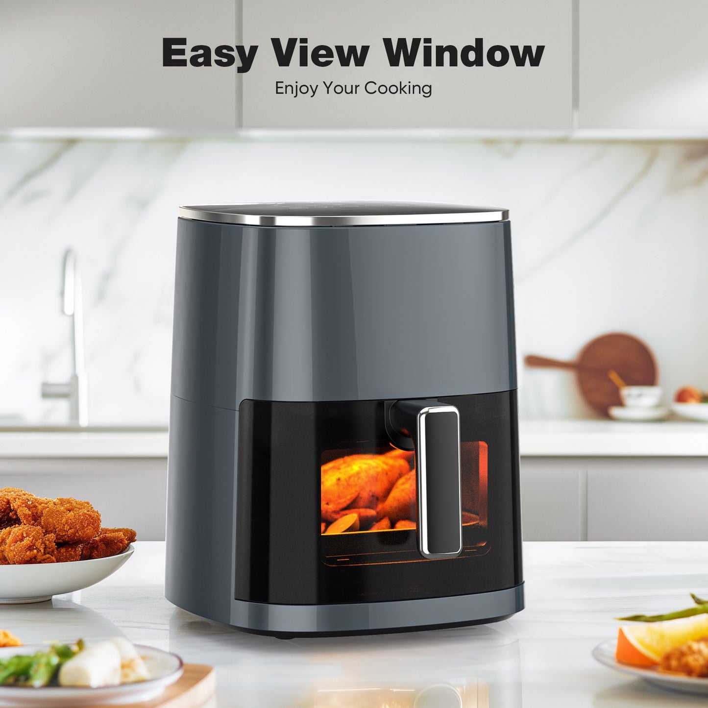 6 Quart 12-in-1 Air Fryer With Window