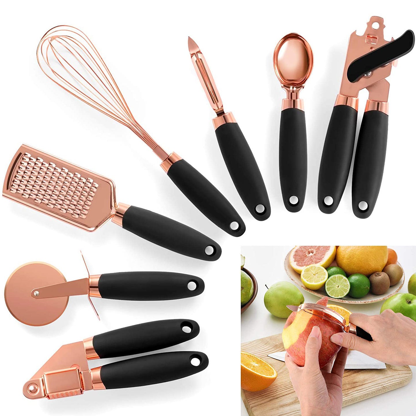 Stainless Steel 7 Piece Set
