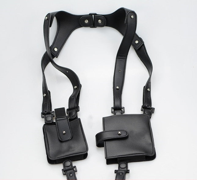 Cowhide Underarm Shoulder Wallet/Mobile Phone
