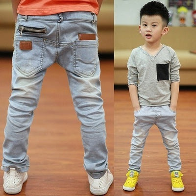 Boys Rear Pocket Zip