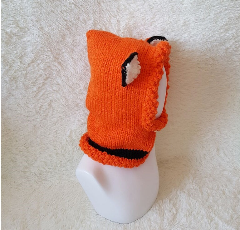 Knitted Earmuffs cape