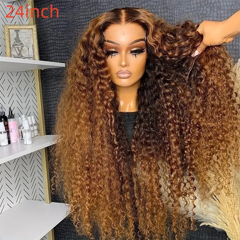 Small Volume Wound Tube Long Curly Wig