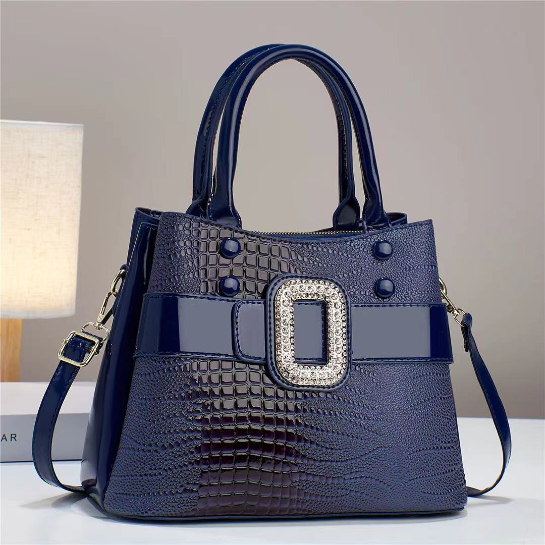 Studded D Elegant Large Handbag