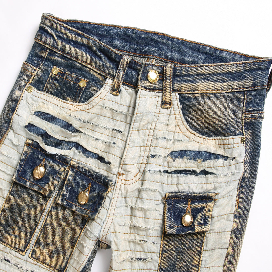 Spliced Cut-Off Multi-Pocket