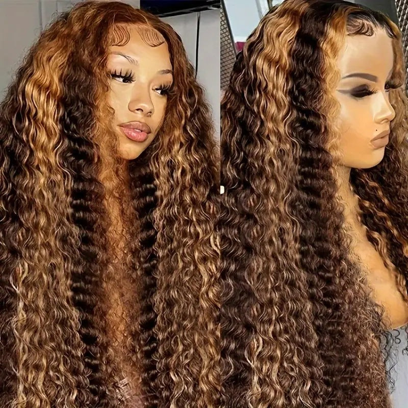 Small Volume Wound Tube Long Curly Wig