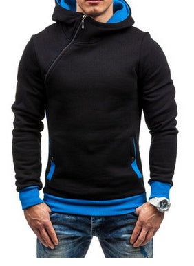 Side Chest Zip Brand Hoodie