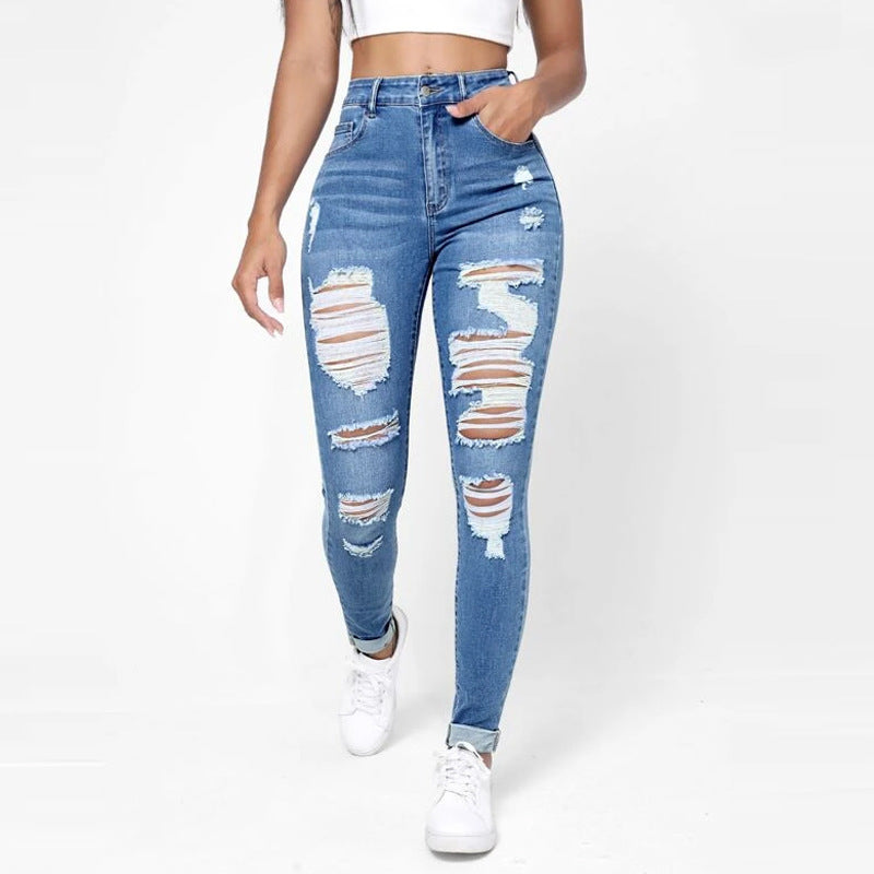 High Waist Slim Fit Skinny Pants