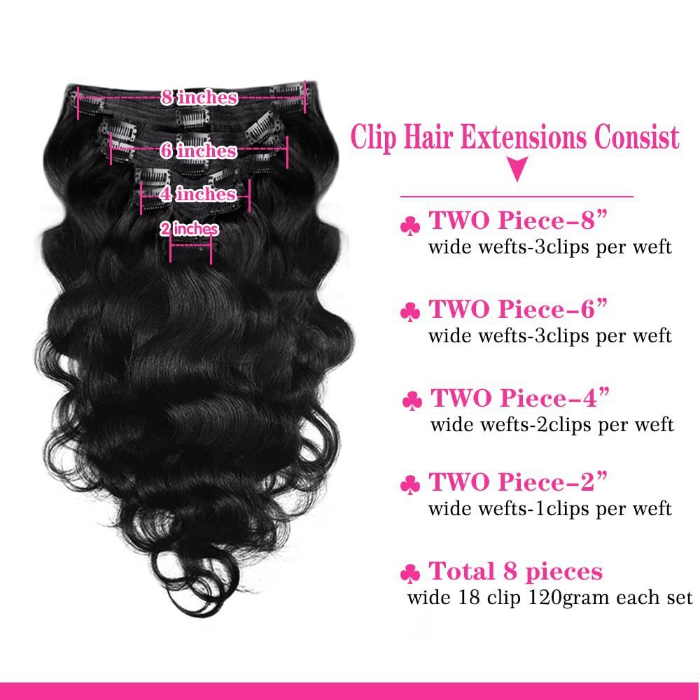 Natural Black Real Hair Extension