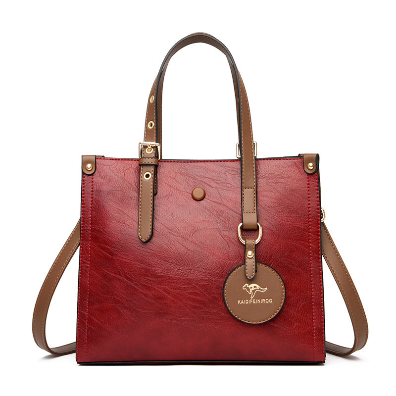 Oil Wax Cowhide Commuter