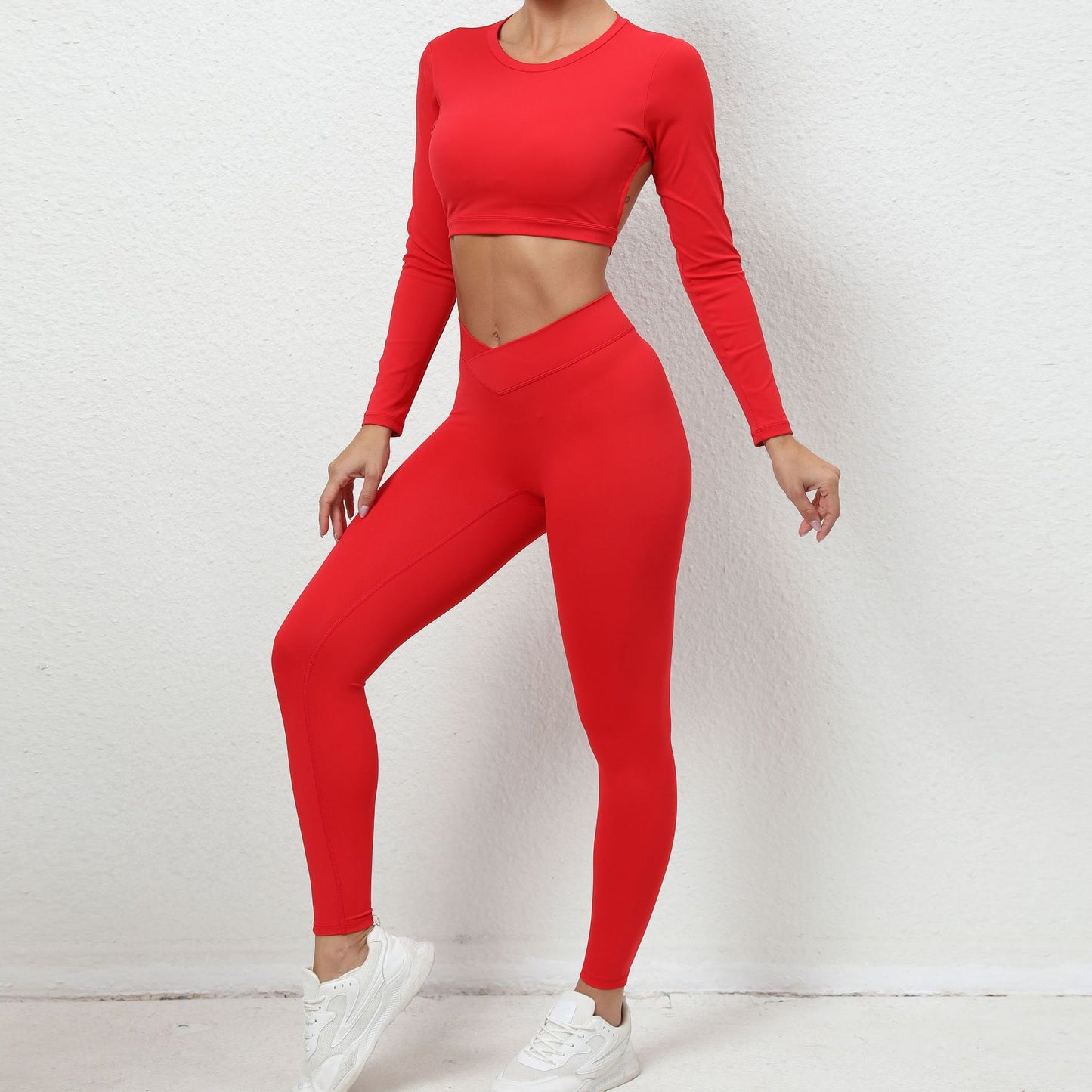Bare Back Yoga Pants Suit