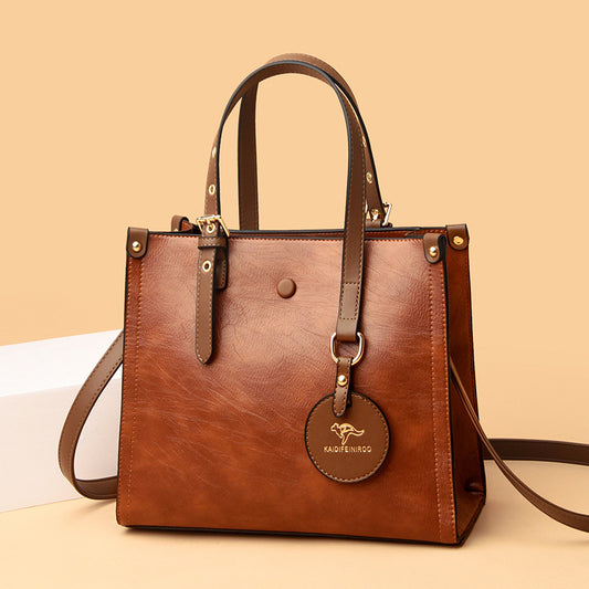 Oil Wax Cowhide Commuter
