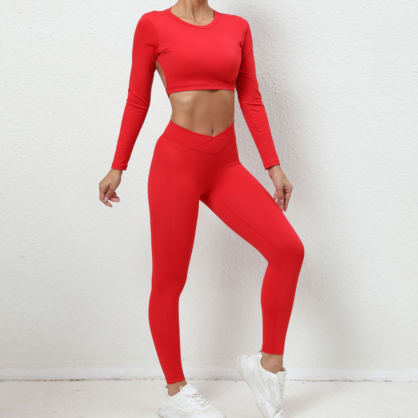 Bare Back Yoga Pants Suit