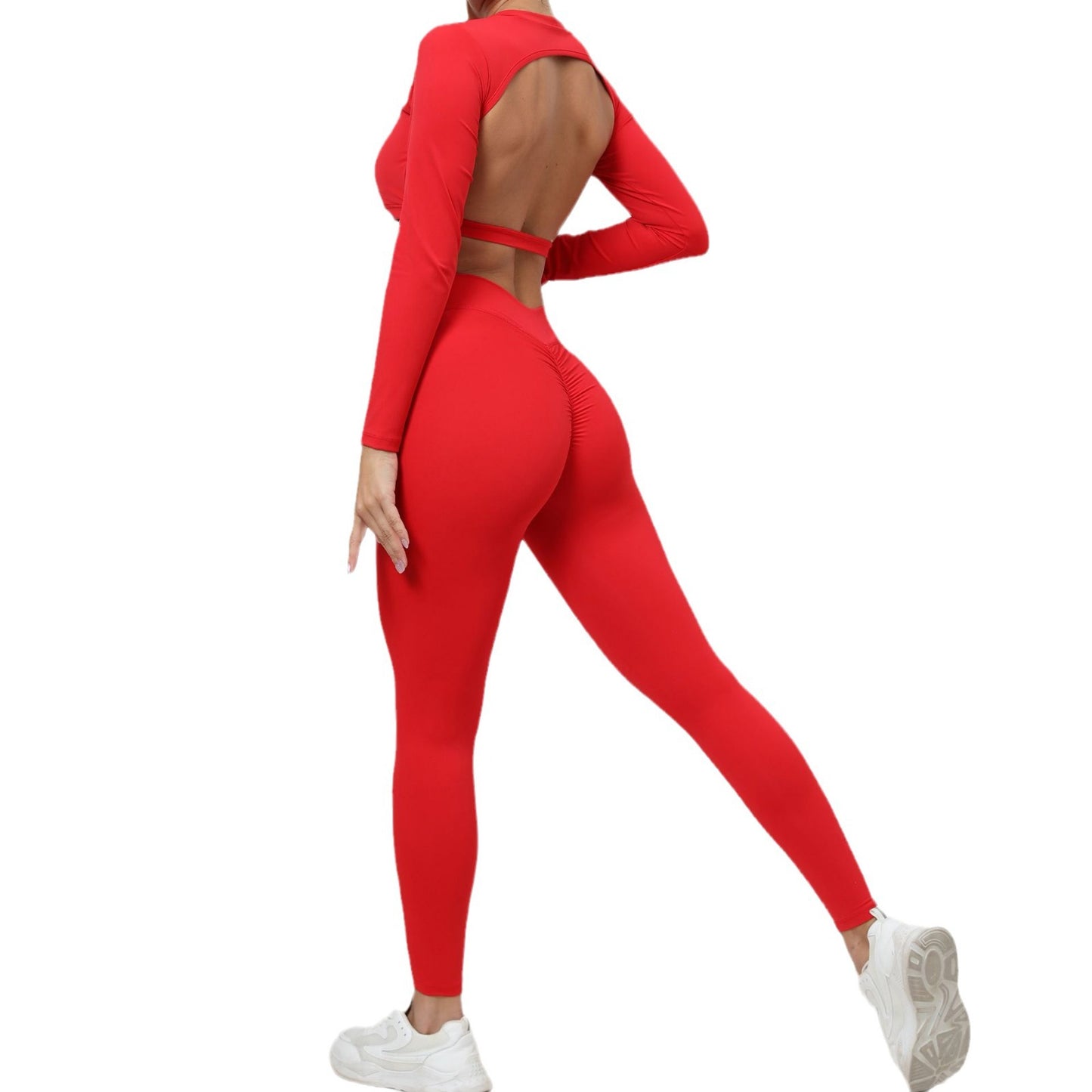 Bare Back Yoga Pants Suit