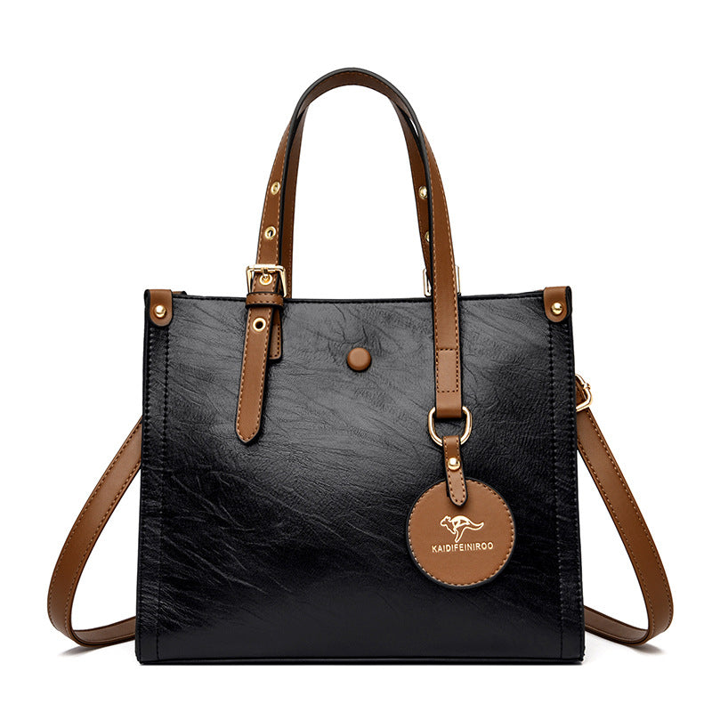 Oil Wax Cowhide Commuter