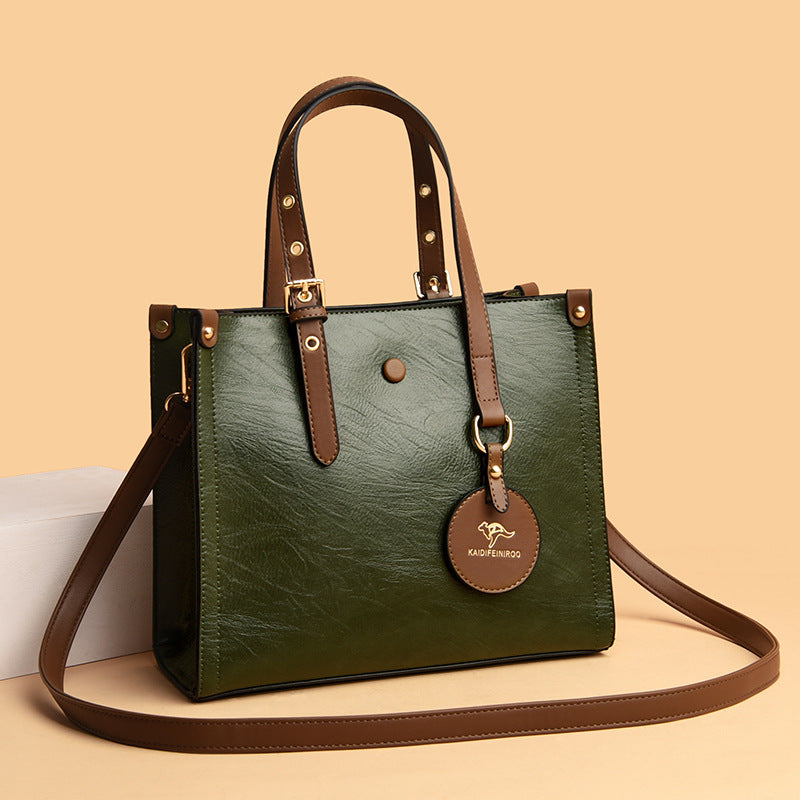 Oil Wax Cowhide Commuter