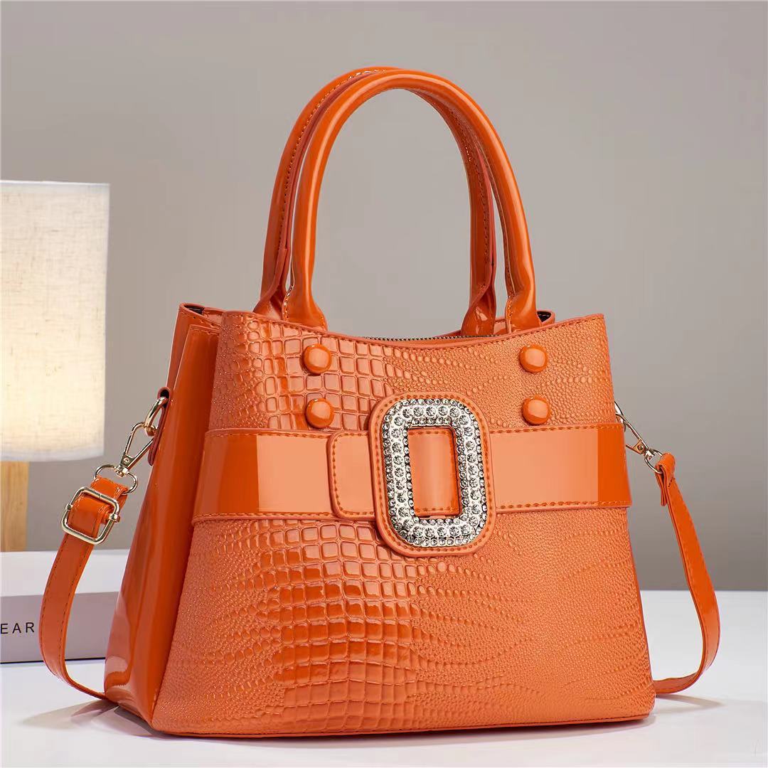 Studded D Elegant Large Handbag