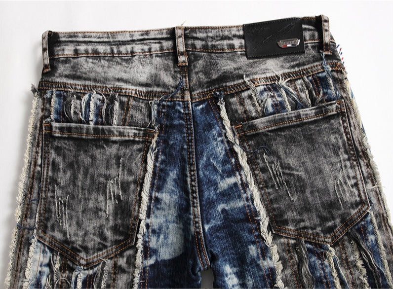 Embroidered Stretch Jeans