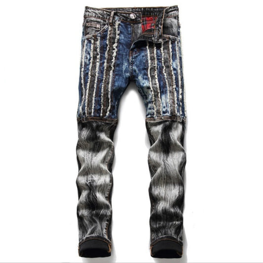 Embroidered Stretch Jeans
