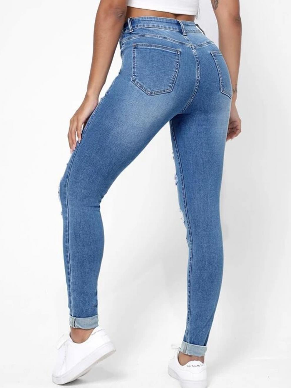 High Waist Slim Fit Skinny Pants