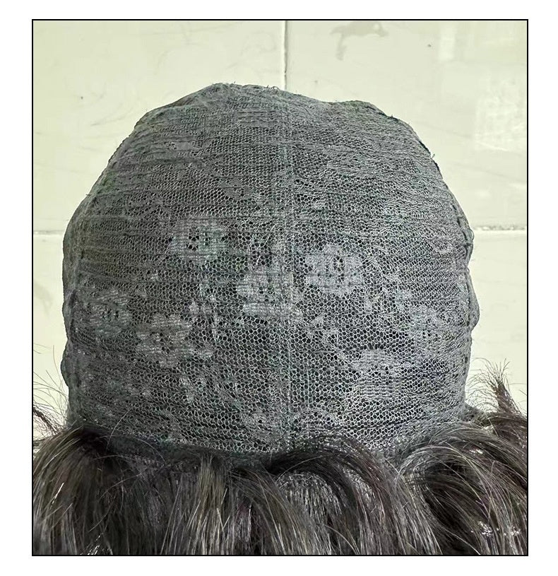 Short Straight Wig Real Human Hair
