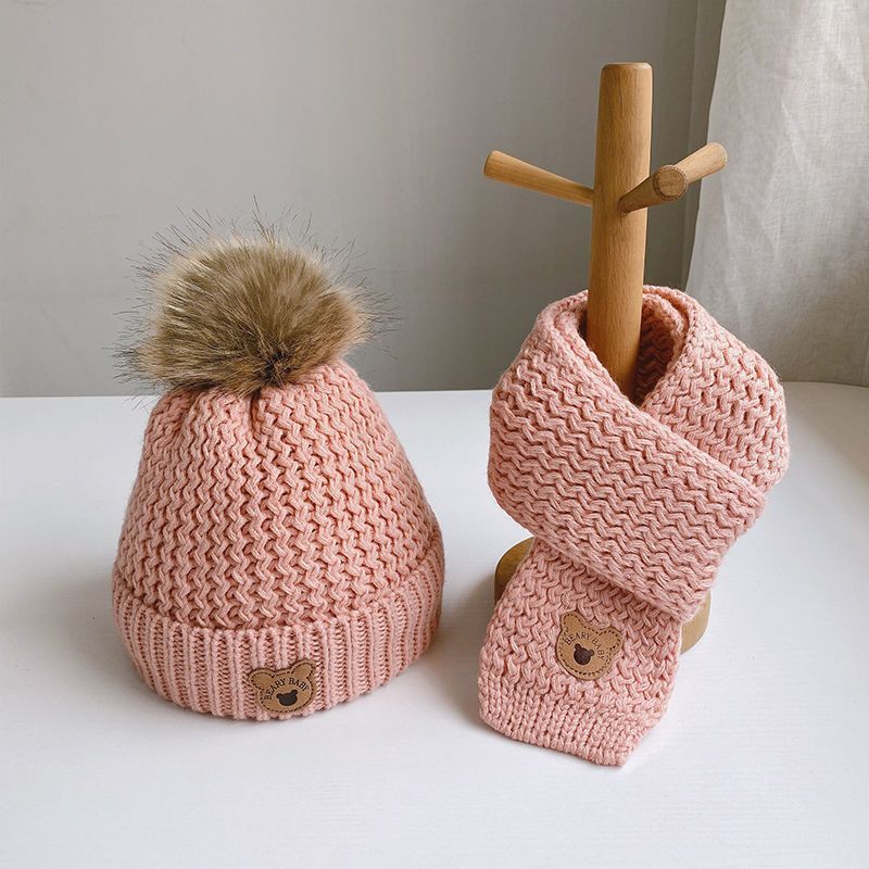 Beary Baby Hat & Scarf