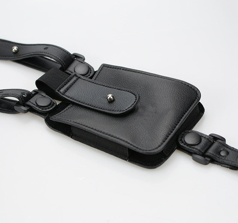 Cowhide Underarm Shoulder Wallet/Mobile Phone