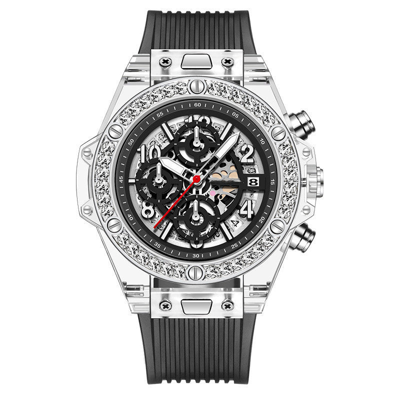D Inlaid Transparent Waterproof Quartz
