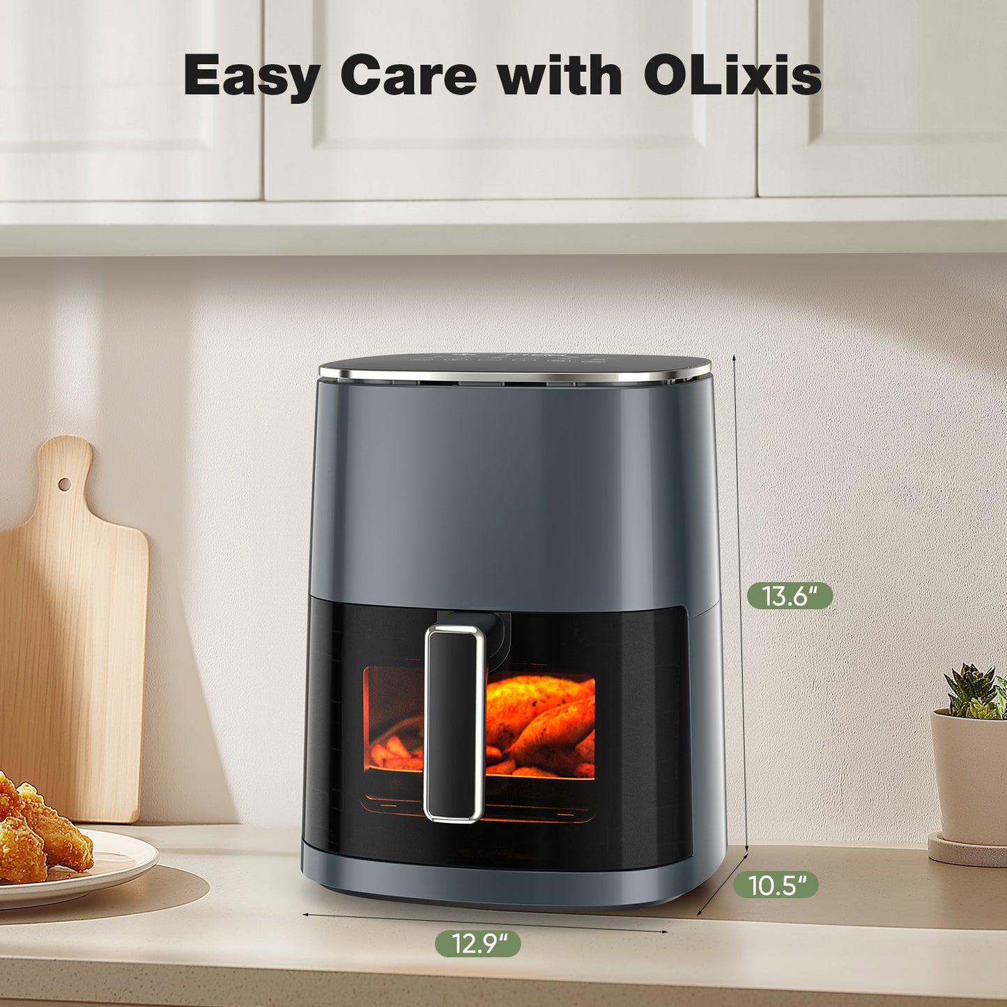 6 Quart 12-in-1 Air Fryer With Window