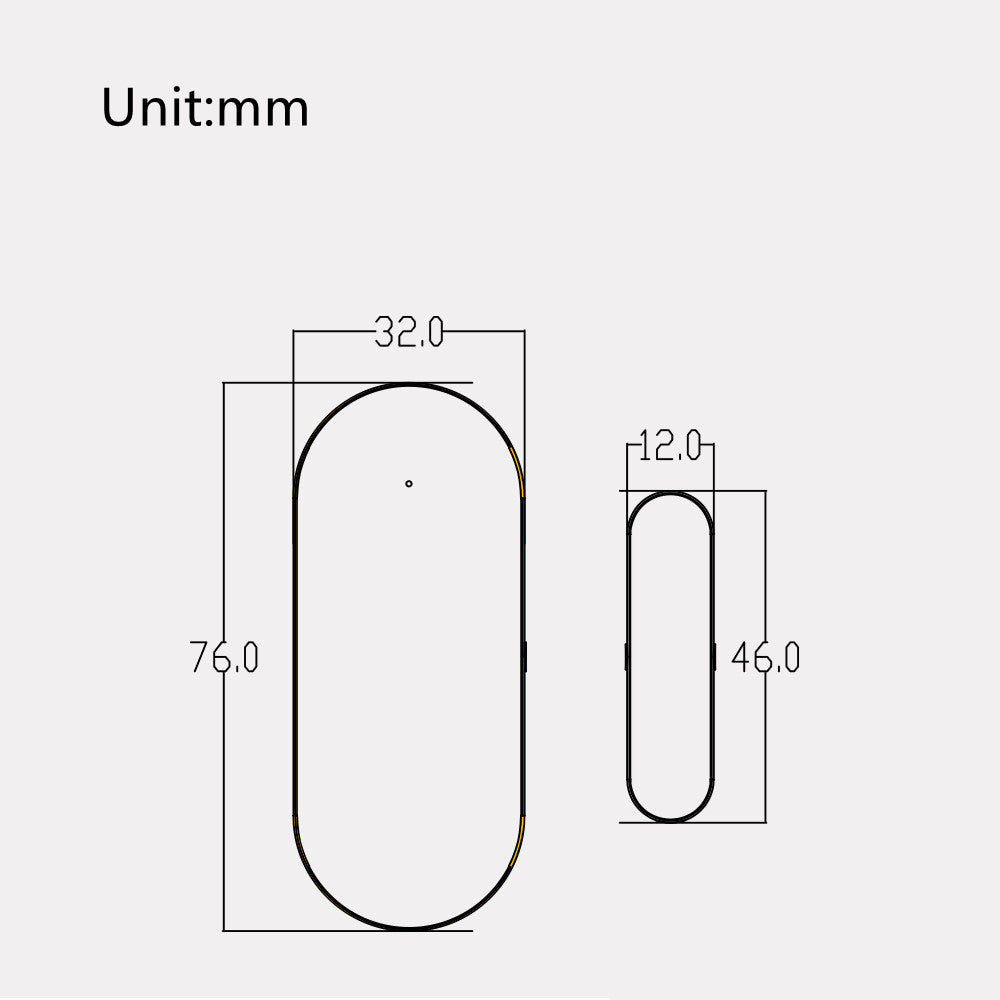 Tuya Wifi Smart Door Magnetic Anti-theft Alarm With App