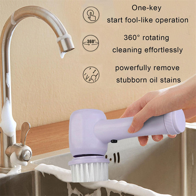 4 In 1 Portable Electric Cleaning Brush