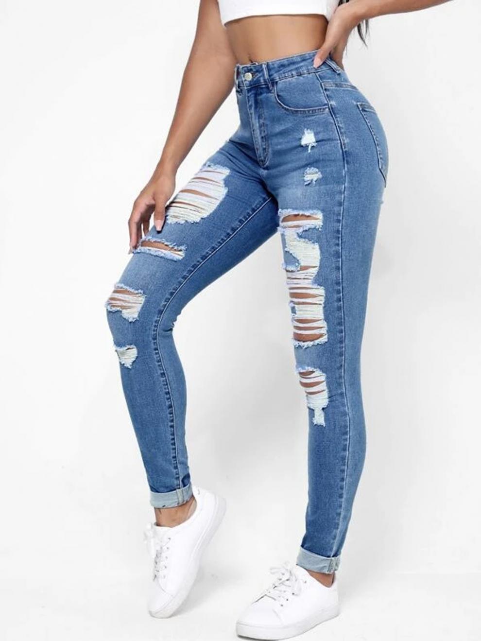 High Waist Slim Fit Skinny Pants